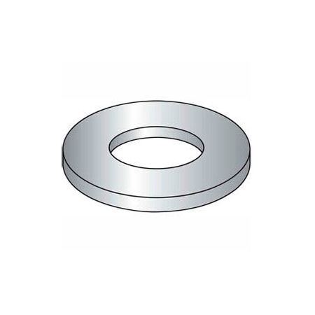 Titan Fasteners Flat Washer - M2.5 - Steel - Zinc Clear - Class 8.8 - DIN 125A - Pkg of 100 BUC025